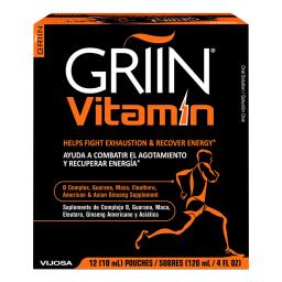 Suplemento Vitaminíco Griin Vitamin Vijosa - Solucion oral Cont. 12 sobres de 10mL