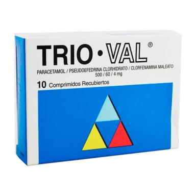 Trioval - Caja de 10 Comprimidos.