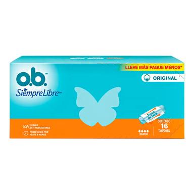 Tampones OB Super Siempre Libre - Cont.16 unidades