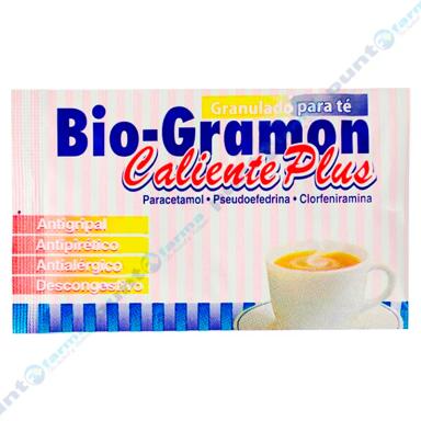 Bio-Gramon Té caliente plus - 1 unidad de 3 g