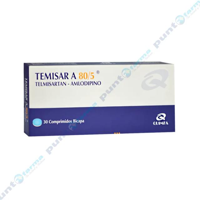 Image miniatura de Temisar-A-8-5-Telmisartan-Amlodipino-Caja-de-30-comprimidos-bicapa-41867.webp