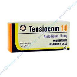 Tensiocom 10 Amlodipino 10mg - Caja de 30 Comprimidos
