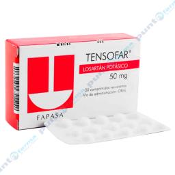 Tensofar Losartán Potásico 50 mg - Caja de 30 comprimidos