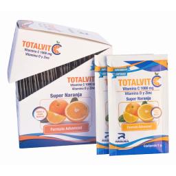 TotalVit C + Vit C + Vit D + Zinc Naranja - Caja de 30 Sobres