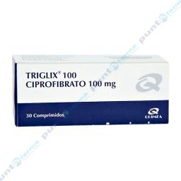 Triglix 100 Ciprofibrato 100 mg - Caja de 30 comprimidos