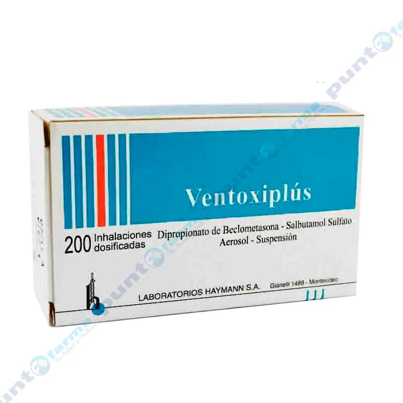 Ventoxiplús - Contenido de 200 inhalaciones dosificadas