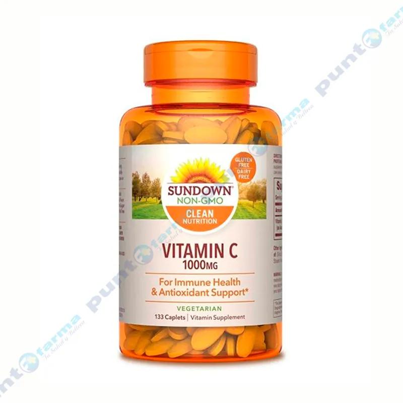 Vitamin C 1000mg Sundown Naturals - Cont 100 cápsulas