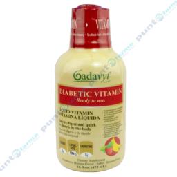 Vitamina Líquida Sabor Banana y Fresa Gadavyt - Fco x 473 mL