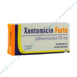 Xantomicin Forte Indometacina 50 mg - Caja de 16 cápsulas
