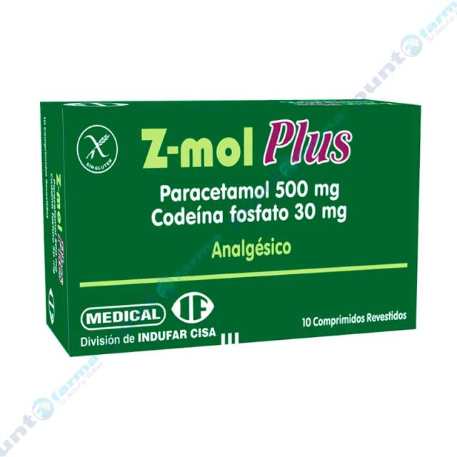 Image miniatura de Z-mol-Plus-30-mg-Caja-de-10-comprimidos-41456.webp