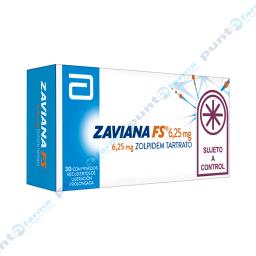 Zaviana FS 6,25 mg Zolpidem Tartrato - Caja de 30 comprimidos recubiertos