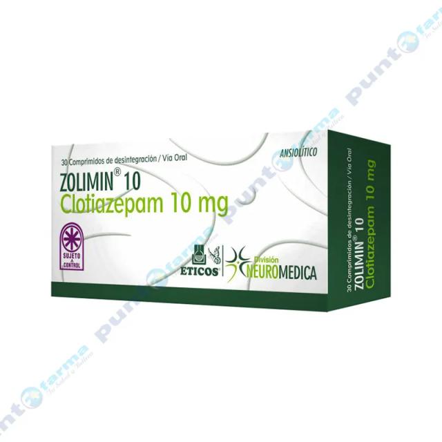 Image miniatura de Zolimin-10-mg-Clotiazepam-10-mg-Caja-de-30-comprimidos-de-desintegracion-oral-40359.webp