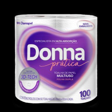 Papel de Cocina Hoja Doble Donna - Cont.2 rollos