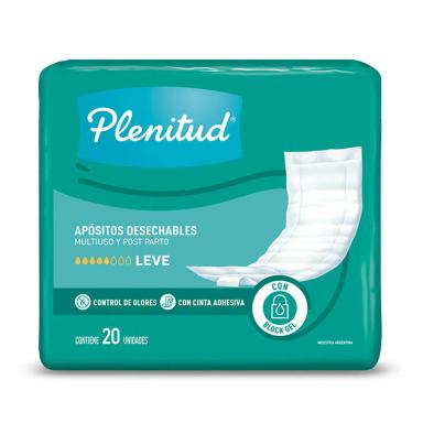 Aposito Desechable Adultos Incontinencia Leve - Cont 20 unidades