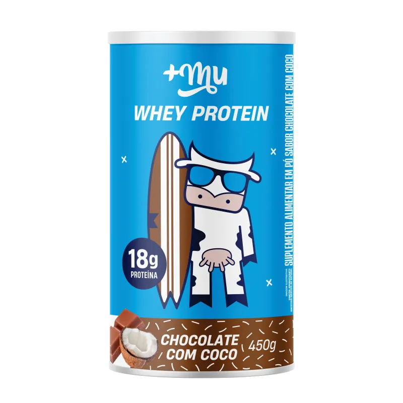 Whey Protein Sabor Chocolate con Coco RYJ - Pote de 450 gr