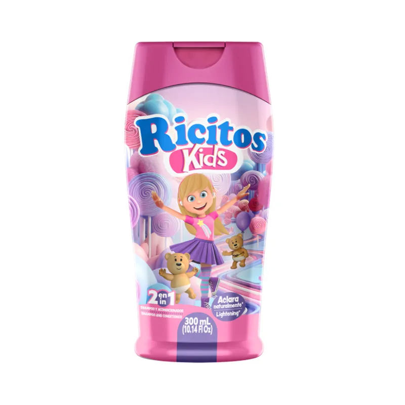 Kids 2 en 1 Shampoo y Acondicionador Ricitos - Cont. 300 mL