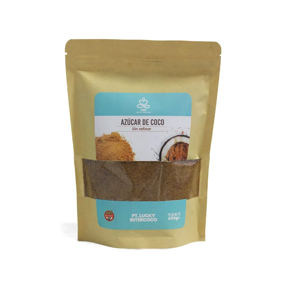 Azúcar de Coco Doypack OM - Cont. 450 grs.