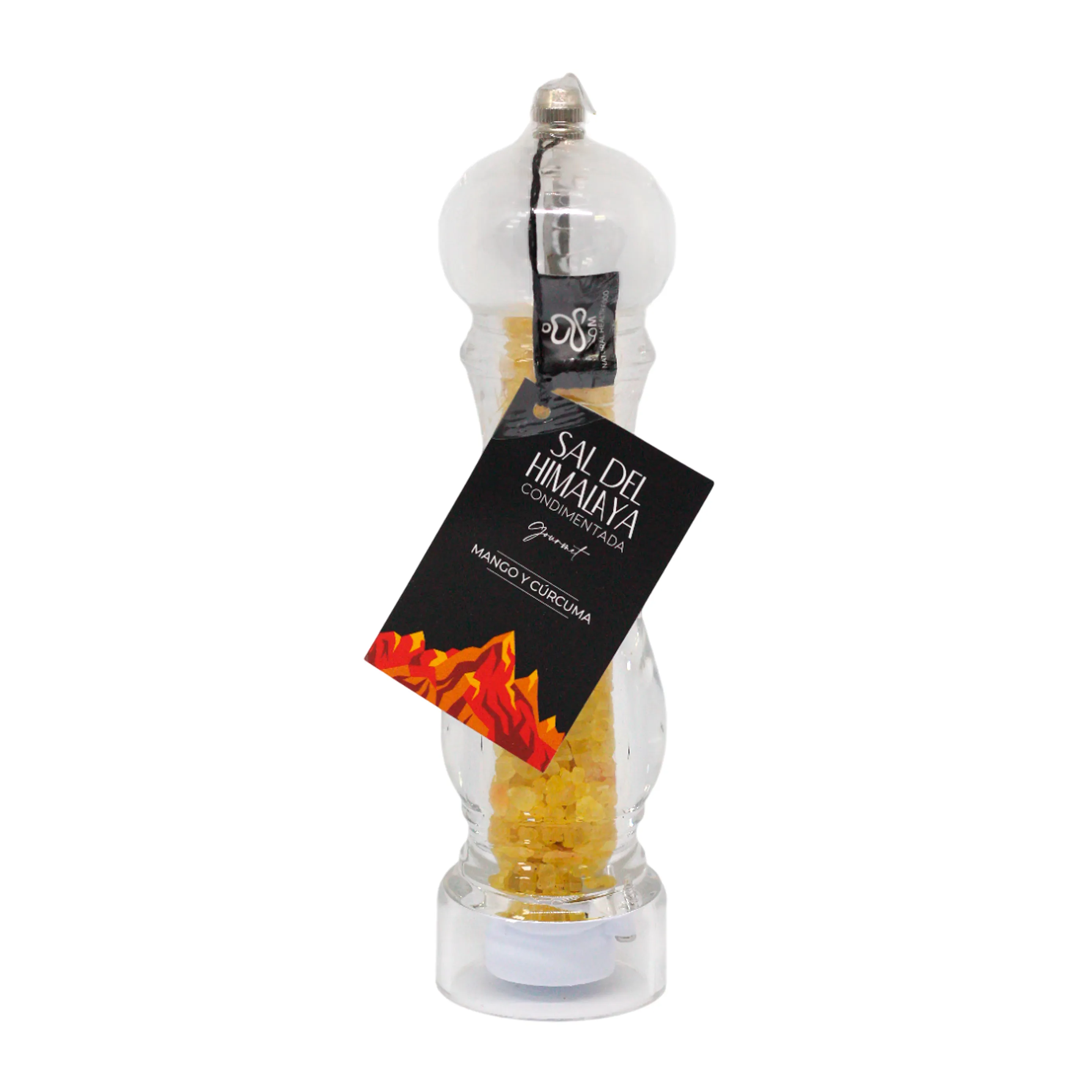 Sal Gruesa del Himalaya sabor Mango y Cúrcuma Grinder OM - 100 gr.