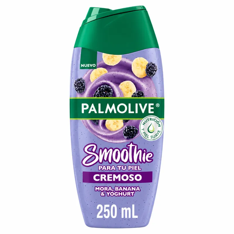 Jabón Liquido Corporal Smoothie Mora/Banana Palmolive - Cont. 250 ml
