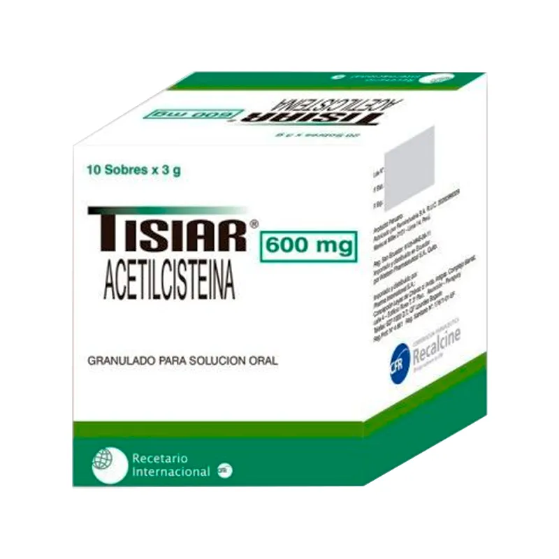 Tisiar 600 mg  - Caja de 10 sobres x 3 g