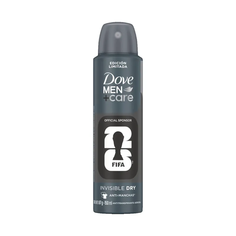 Antitranspirante en Aerosol Invisible Dry Men Dove - Cont.150 mL