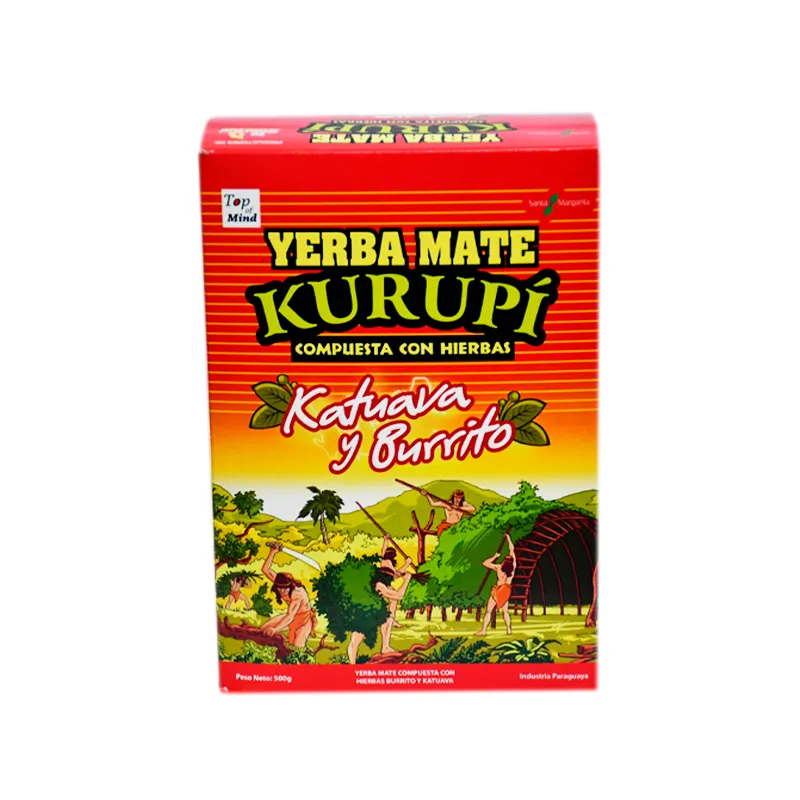 Yerba Mate Kurupi Katuava y Burrito - Cont. 500 gr
