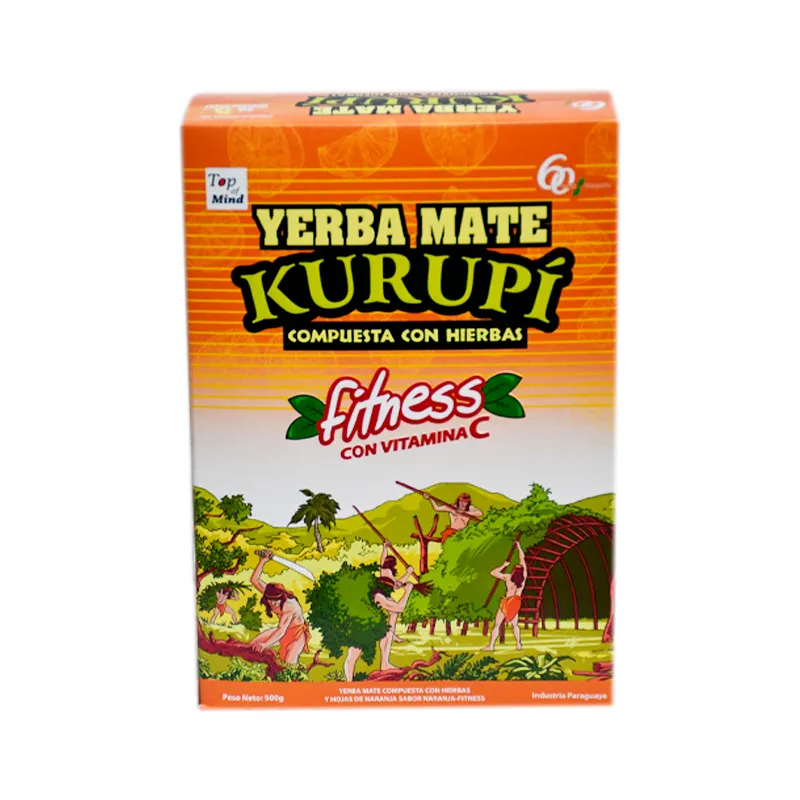 Yerba Mate Kurupi Fitness con Vitamina C - Cont. 500 gr