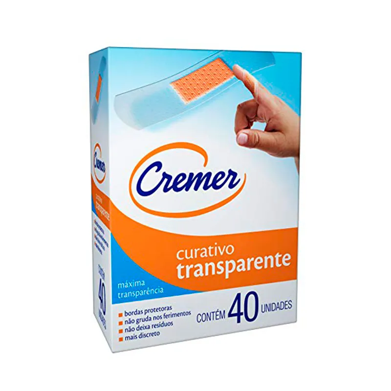 Curita Transparente Cremer - Cont 40 unidades