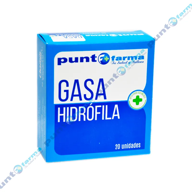 Gasa Hidrófila Punto Farma - Cont. 20 unidades