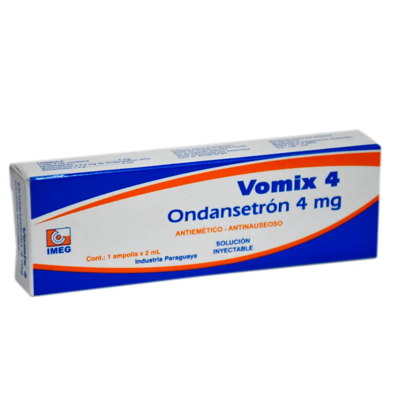 Vomix Ondansetron 4 mg - Cont. 1 Ampolla de 2 mL