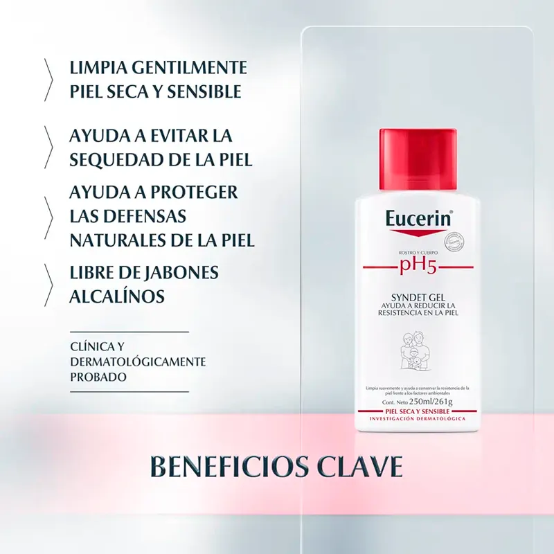 Syndet Gel de Baño ph5 Eucerin - 250 mL