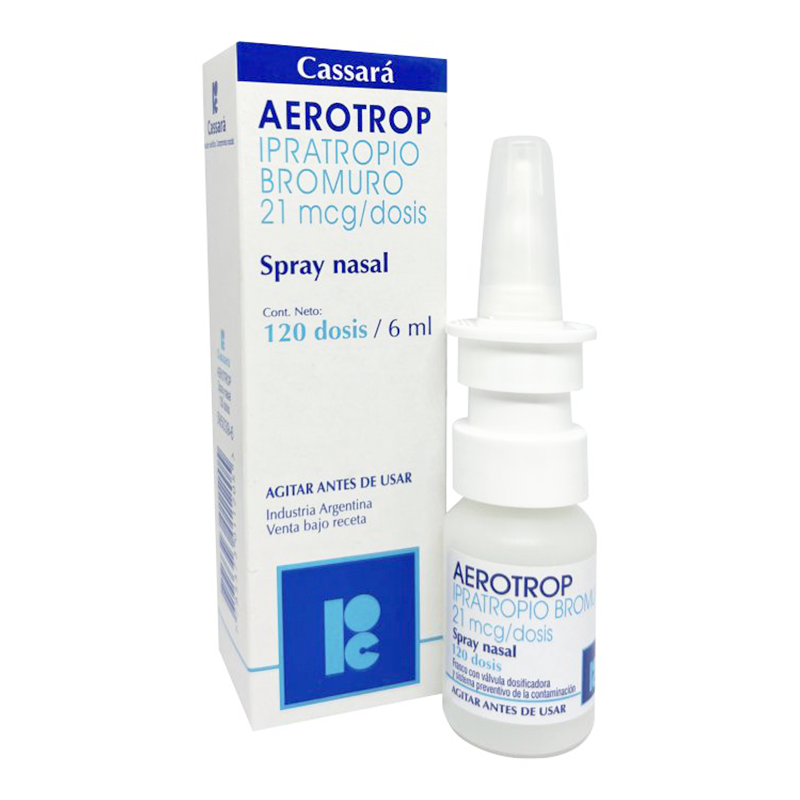 Aerotrop Ipratropio Bromuro Spray Nasal Cont. 120 dosis Punto Farma