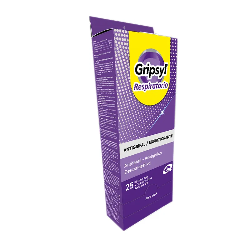 Gripsyl C Respiratorio NF Paracetamol - Caja de 25 Blister