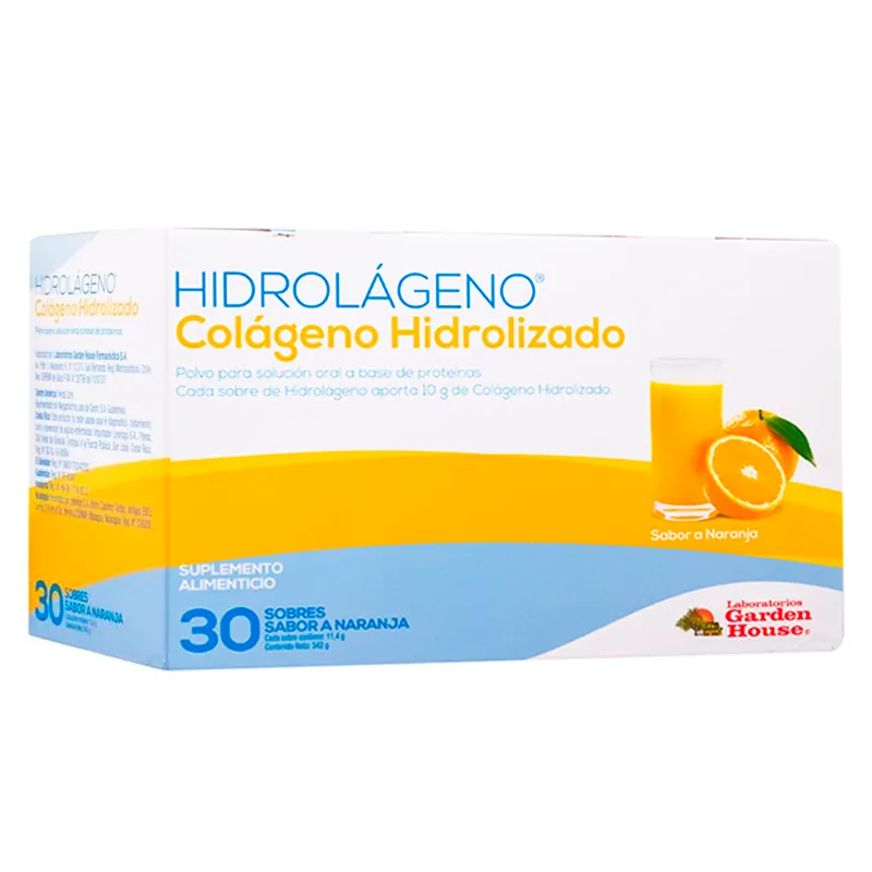 Hidrolágeno Colágeno Hidrolizado Garden House - Cont. 30 sobres