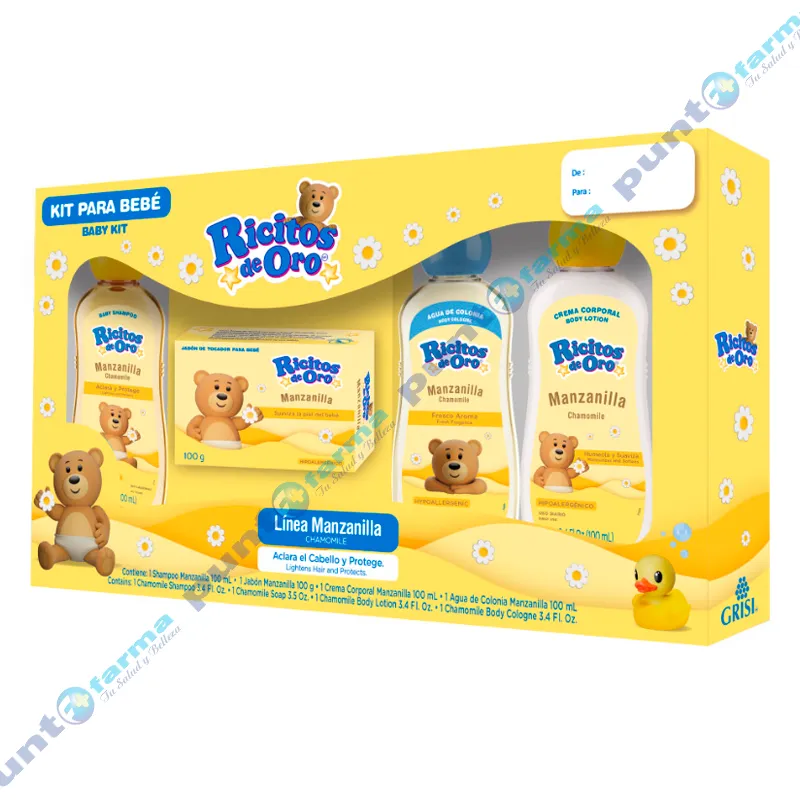 Kid de Baño Para Bebe Ricitos de Oro Grisi