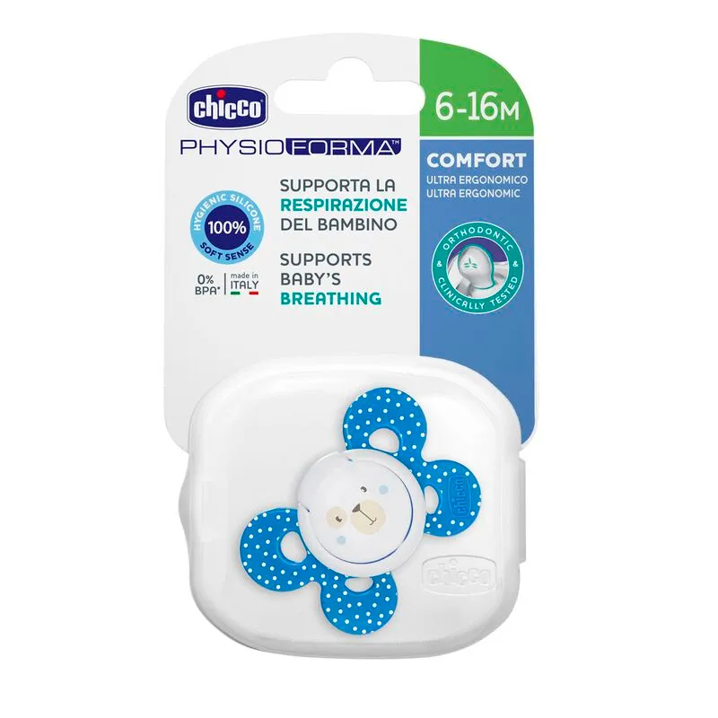 Chupete Physioforma Comfort Azul 6-12m Chicco