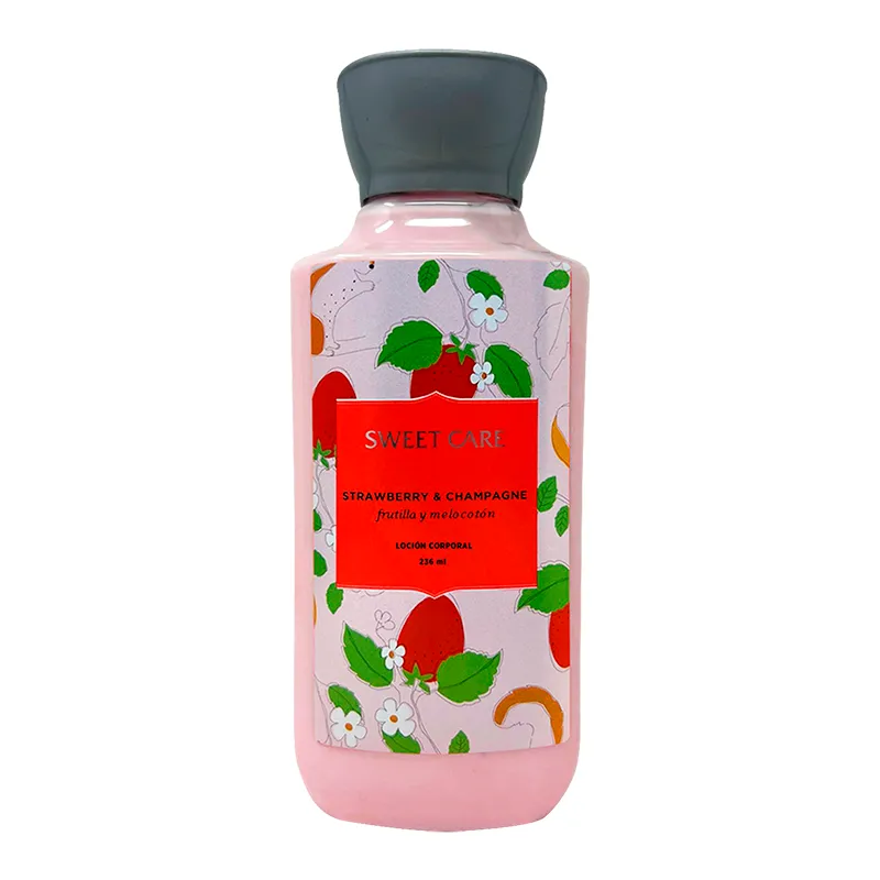 Loción Corporal Strawberry & Champagne Sweet Care - 236mL
