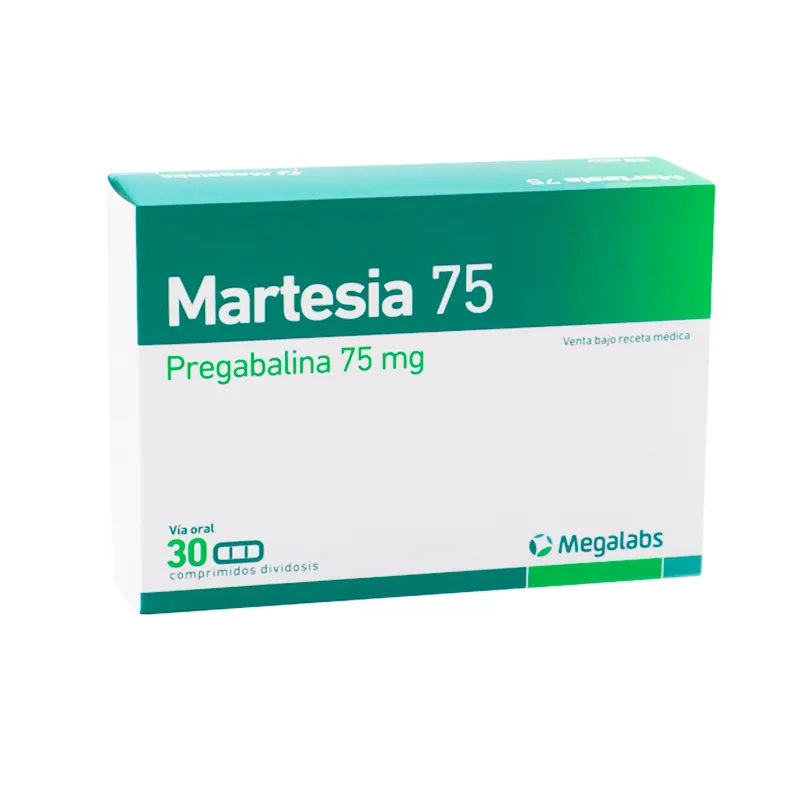 Martesia 75 Pregabalina 75 mg - Cont. 30 cápsulas