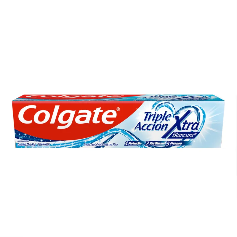 Pasta Dental Colgate Triple Acción Extra Blancura - Cont.75 ml