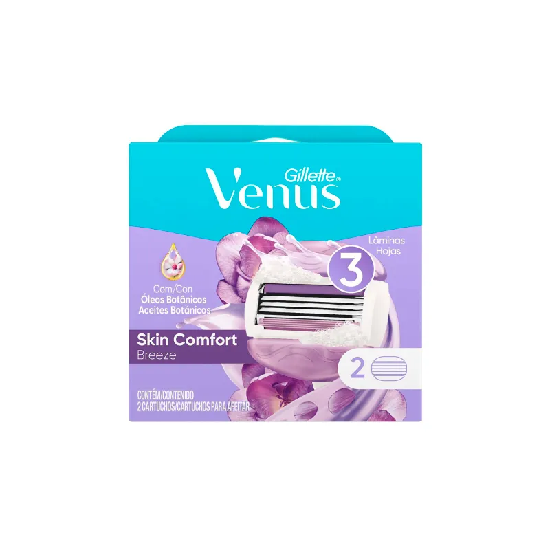 Cartuchos Venus Breeze Gillette - Cont. 2 unidades