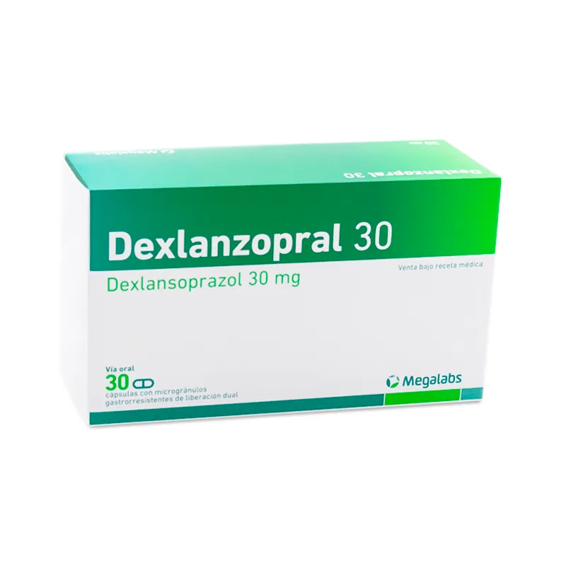 Dexlanzopral 30 Dexlansoprazol 30 mg - Caja de 30 Capsulas