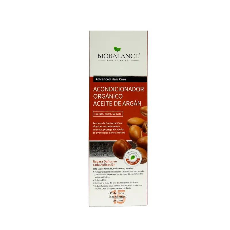 acondicionador orgánico aceite de argán bio balance - cont.330 ml