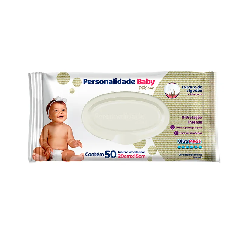 Toallitas Húmedas Personalidade Baby - Cont 50 unidades