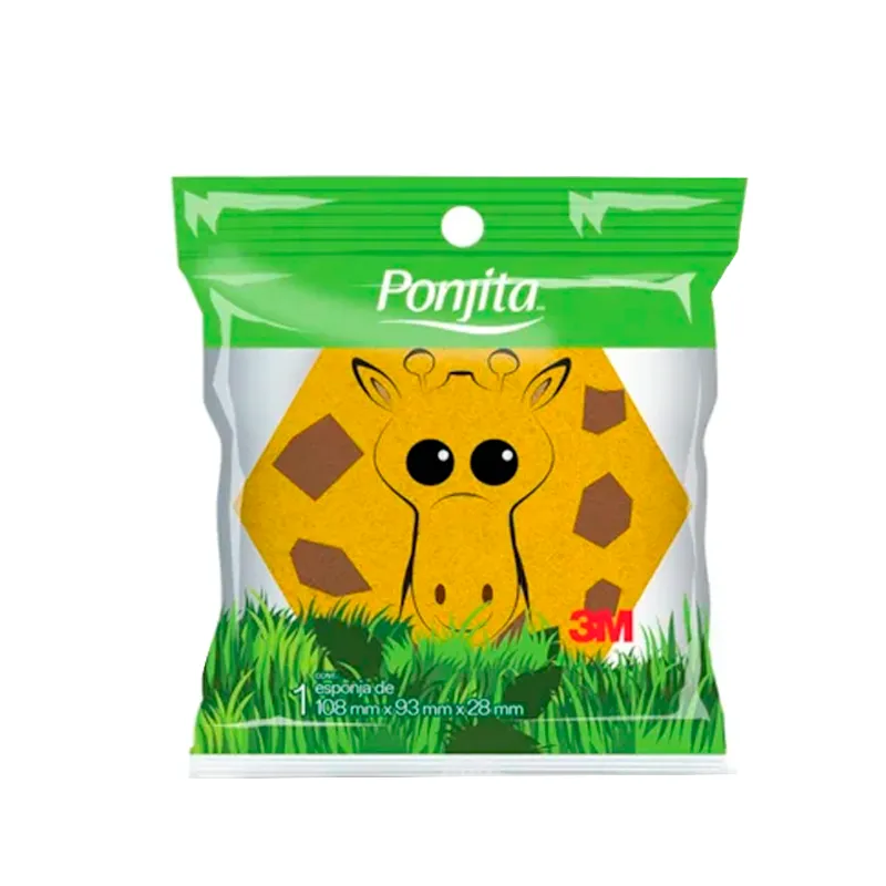 Esponja Nexcare Jirafa Ponjita - Cont 1 unidad