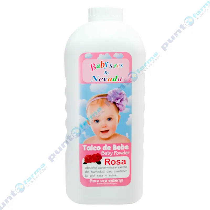 Talco de Bebé Rosa Baby Series by Nevada - Cont.625g