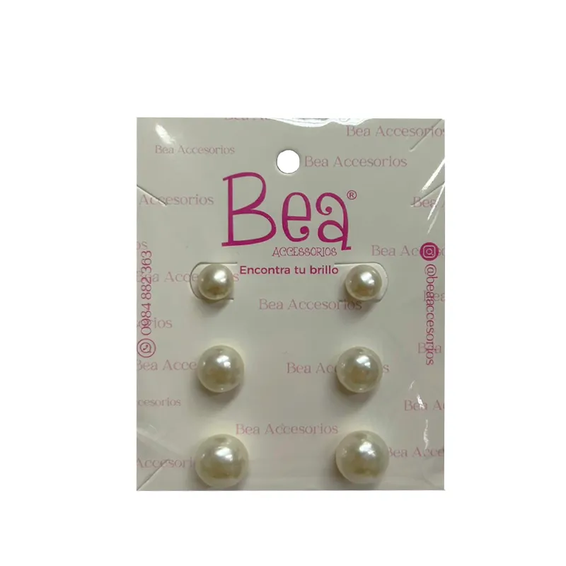 Set de Aros Blanco Bijou Bea