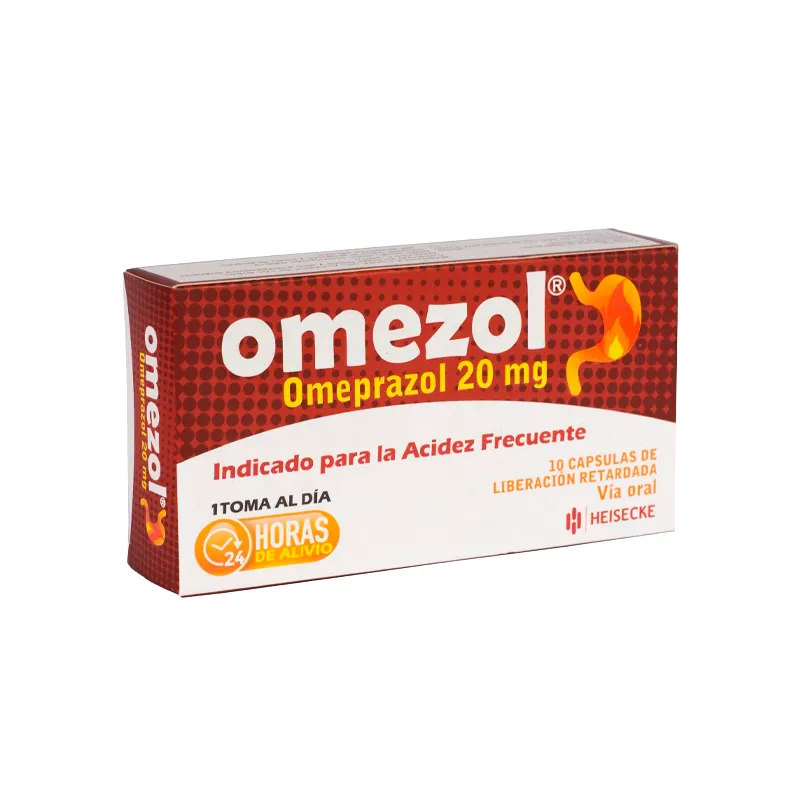 Omezol Omeprazol 20 mg - Cont.10 cápsulas