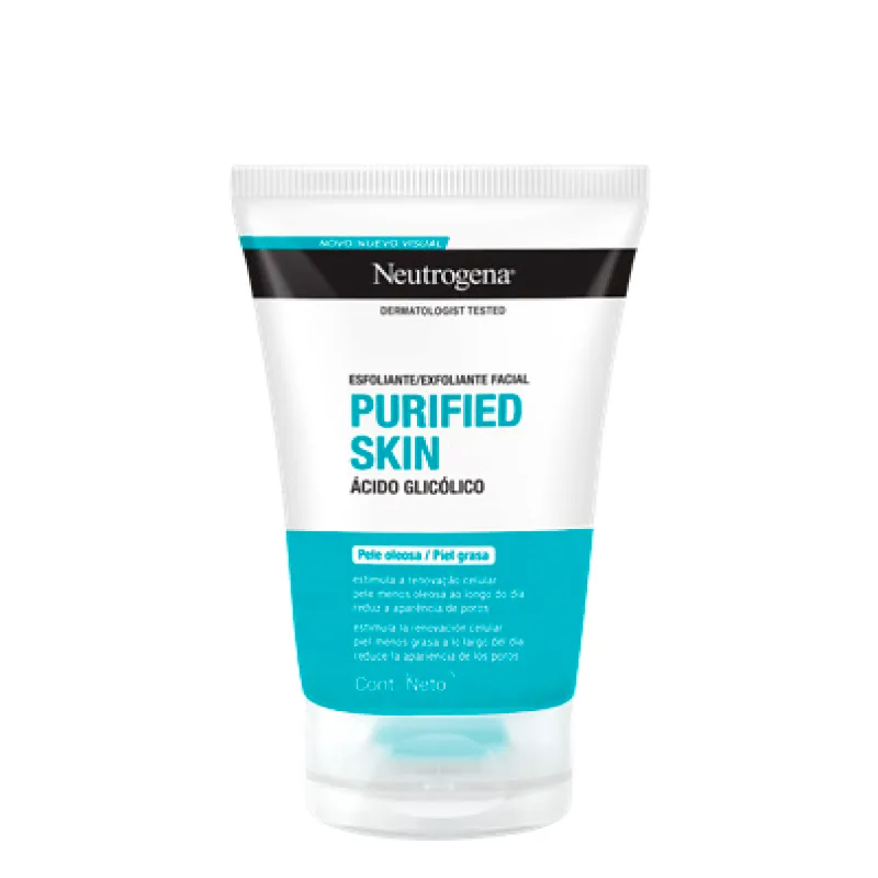 Exfoliante Facial Purified Skin Ácido Glicolico Neutrogena - Cont.100gr