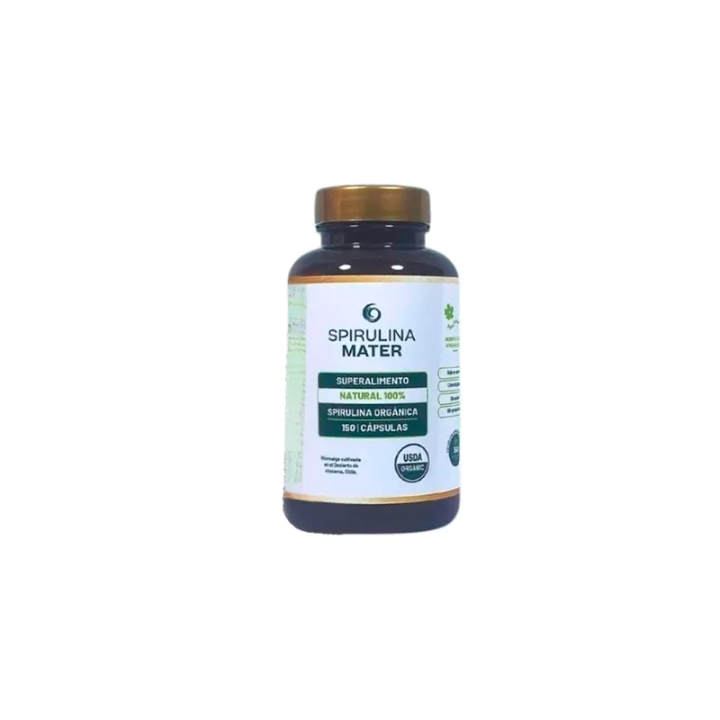 Spirulina 100% SpirulinaMater - Cont. 150 cápsulas