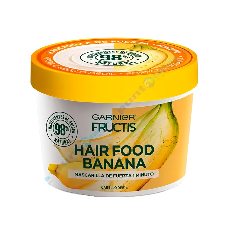 Mascarilla de Fuerza Hair Food Banana Fructis Garnier - Cont. 350ml
